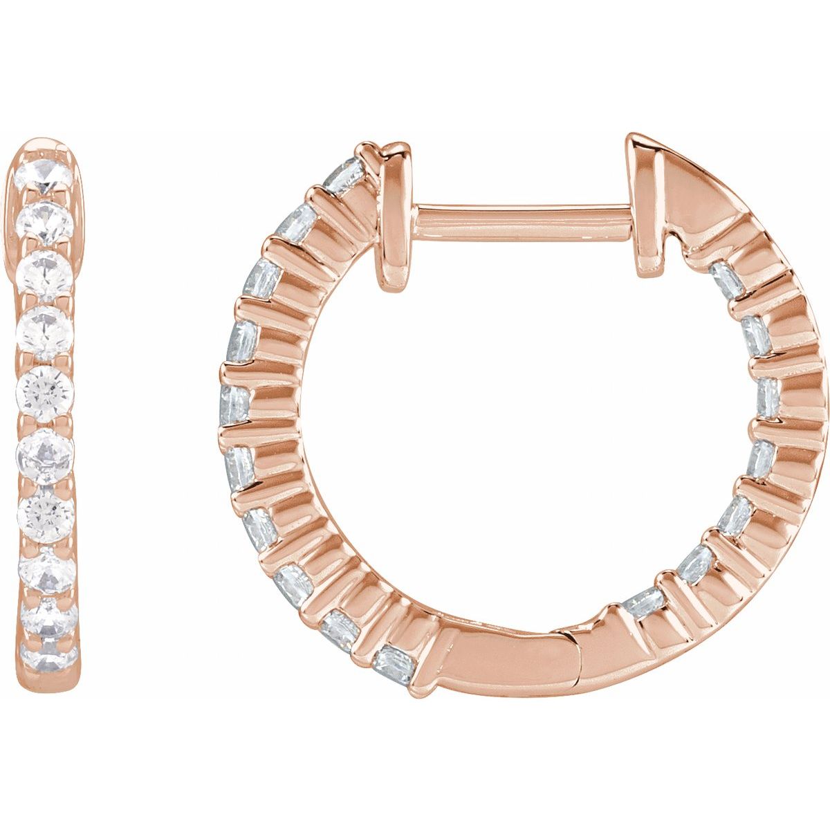 Inside-Outside Hoop Earrings design