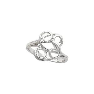 14K Rose Gold Freeform Ring
