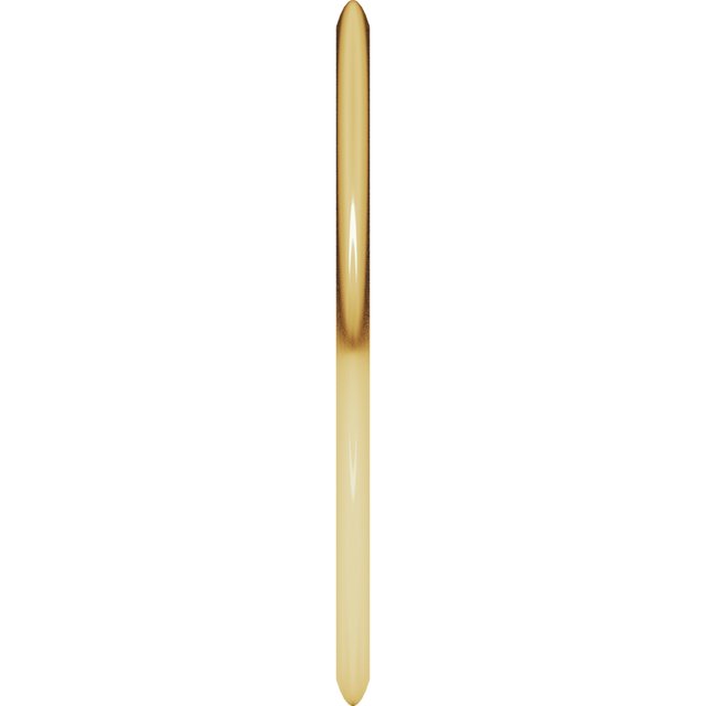 14K Yellow Gold 1 mm Comfort-Fit Half Round Band Size 6 - Image 4