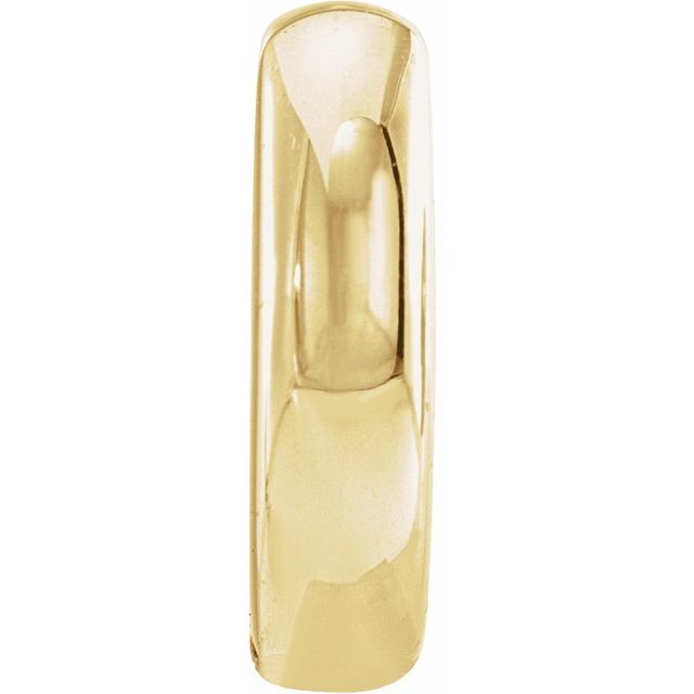 14K Yellow Gold 9.5 mm Hinged Hoop Earring (Single Earring)