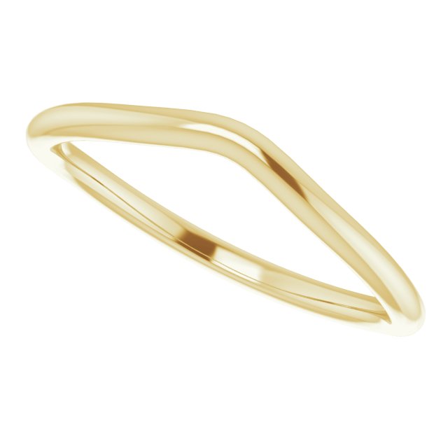 14K Yellow Gold Band for 5 x 5 mm Asscher Ring - Image 5