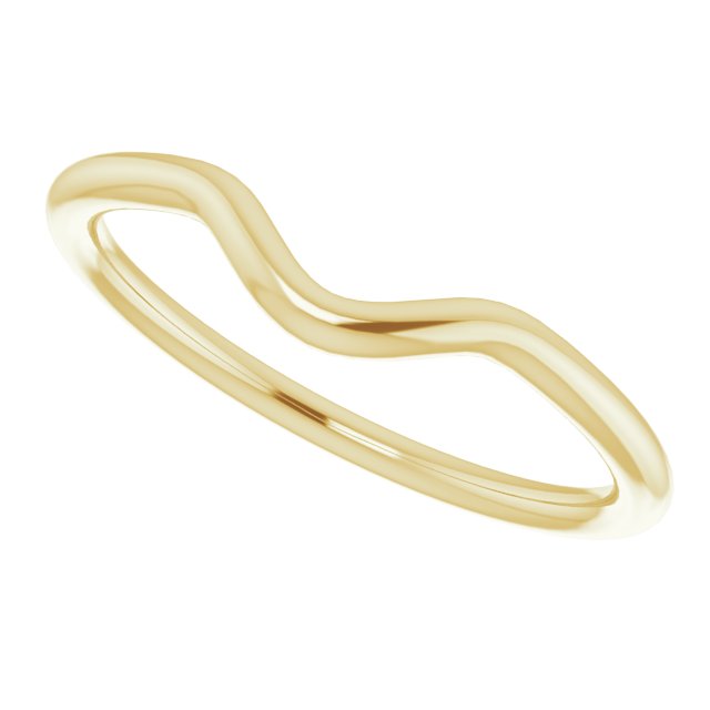 14K Yellow Gold Band for 6 x 3.5 mm Marquise - Image 5