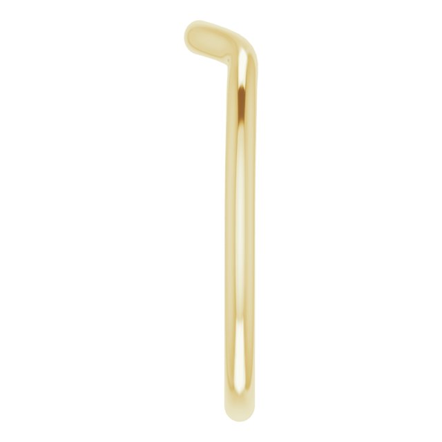 14K Yellow Gold Band for 6 x 3.5 mm Marquise - Image 4