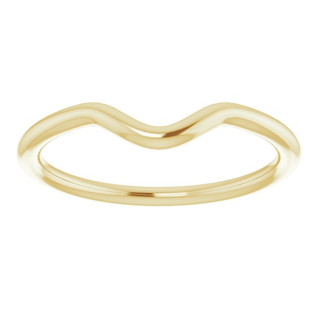 14K Yellow Gold Band for 6 x 3.5 mm Marquise - Image 3
