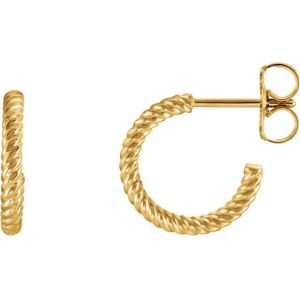 Rope mm Hoop Earrings
