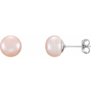 mm Cultured Freshwater Pearl Earrings