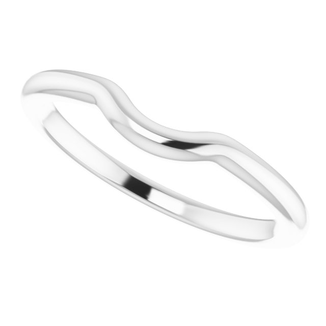 Sterling Silver Band for 7.4 mm Round Ring - Image 5