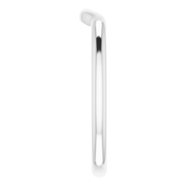 Sterling Silver Band for 7.4 mm Round Ring - Image 4